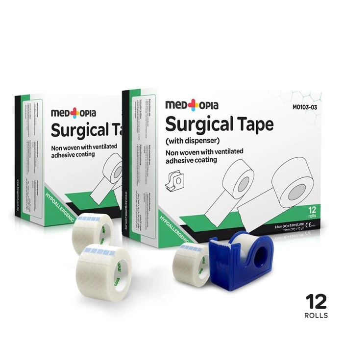 M0103-03 1 inch x 10 Yard Surgical Tape (with Dispenser)